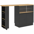 table-de-bar-extensible-avec-rangement-et-portes-en-verre-dubpgq8401ez